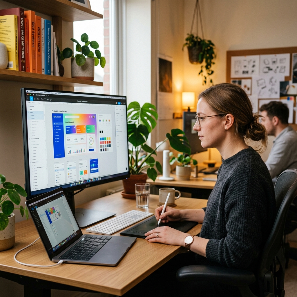 Designer at work